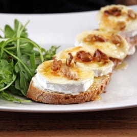 Tartine chèvre et miel
