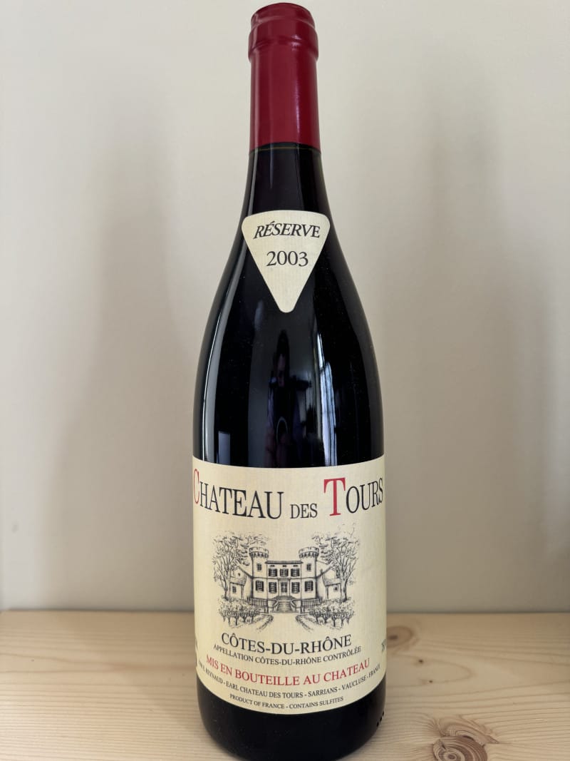 Château des Tours 2003, Emmanuel Reynaud