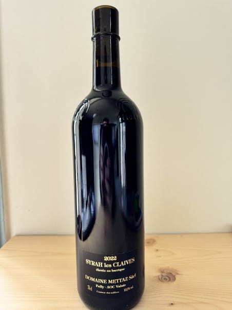 Syrah Cuvée Les Gargouilles du Château 2022, Domaine Mettaz