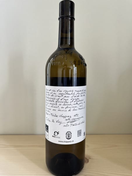 Fendant Coteaux de Plamont 2024, Marie-Thérèse Chappaz