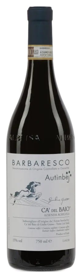 Barbaresco Autinbej 2022, Ca del Baio